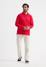 LONG SLEEVE UNISEX POLO SHIRT