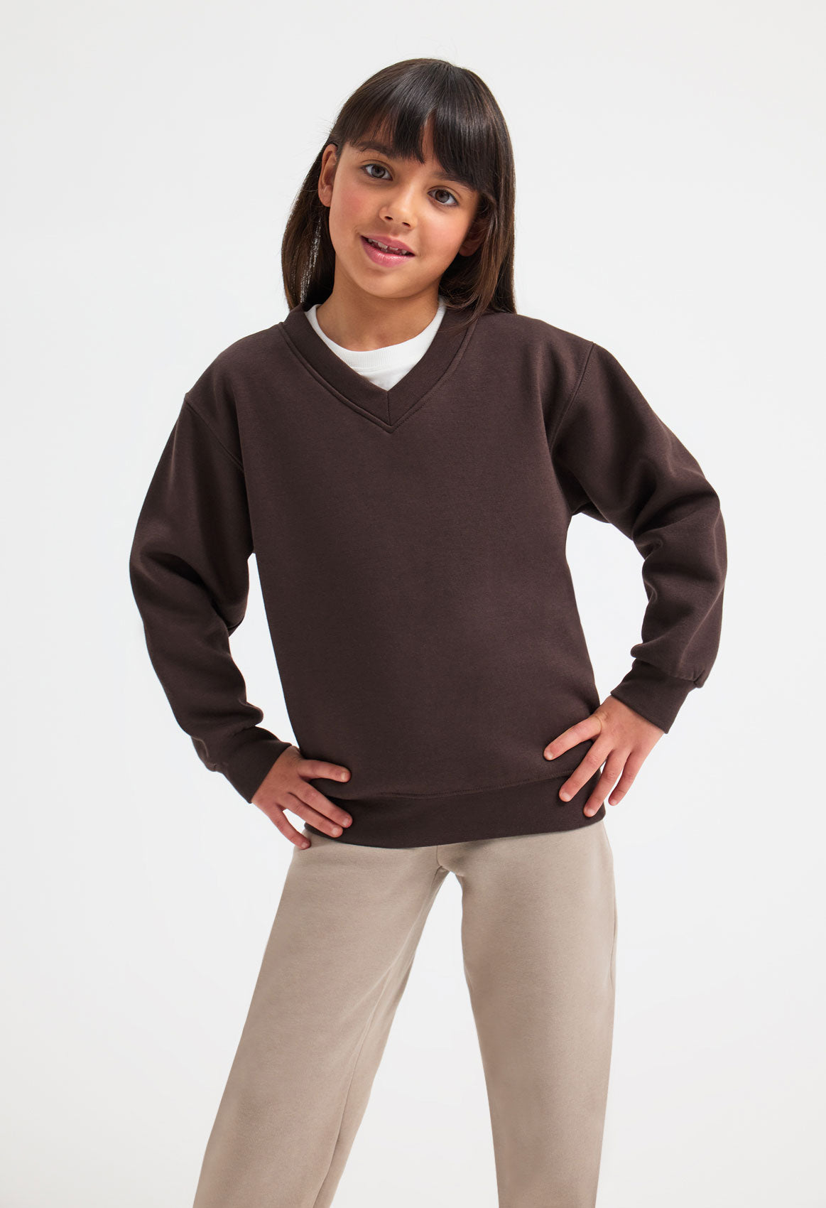 Uneek Childrens V-Neck Sweatshirt