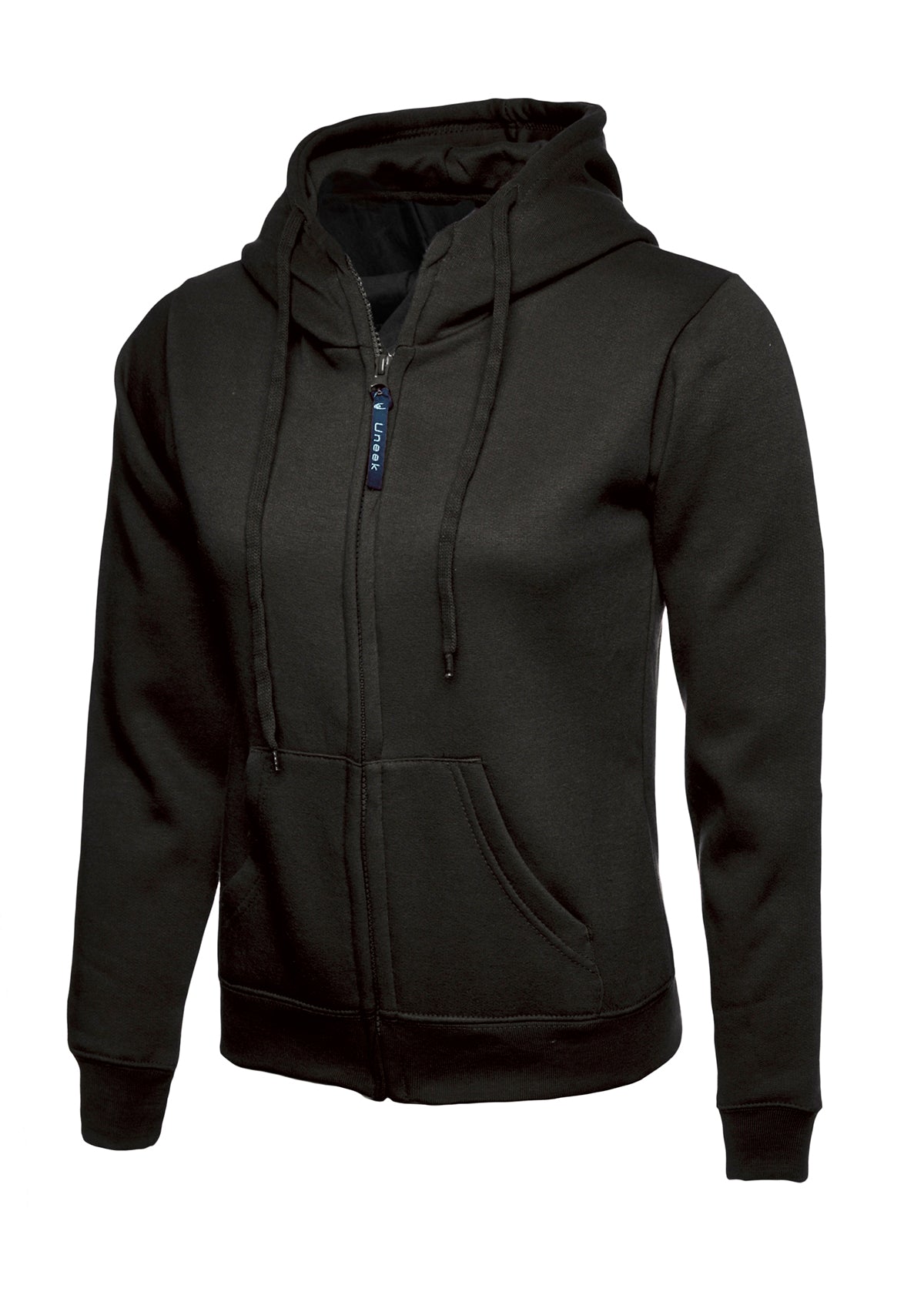 LADIES CLASSIC FULL ZIP HOODED SWEATSHIRT