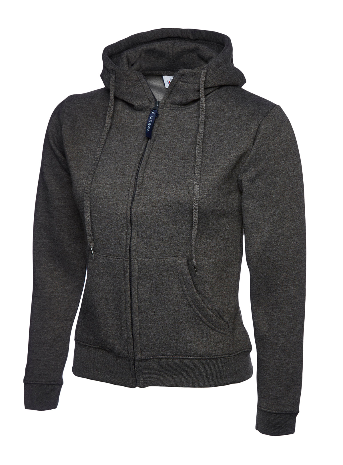 LADIES CLASSIC FULL ZIP HOODED SWEATSHIRT