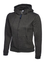 LADIES CLASSIC FULL ZIP HOODED SWEATSHIRT