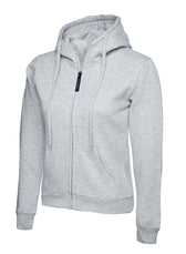 LADIES CLASSIC FULL ZIP HOODED SWEATSHIRT