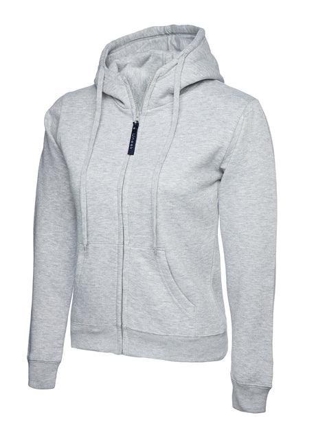 LADIES CLASSIC FULL ZIP HOODED SWEATSHIRT