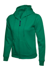 LADIES CLASSIC FULL ZIP HOODED SWEATSHIRT