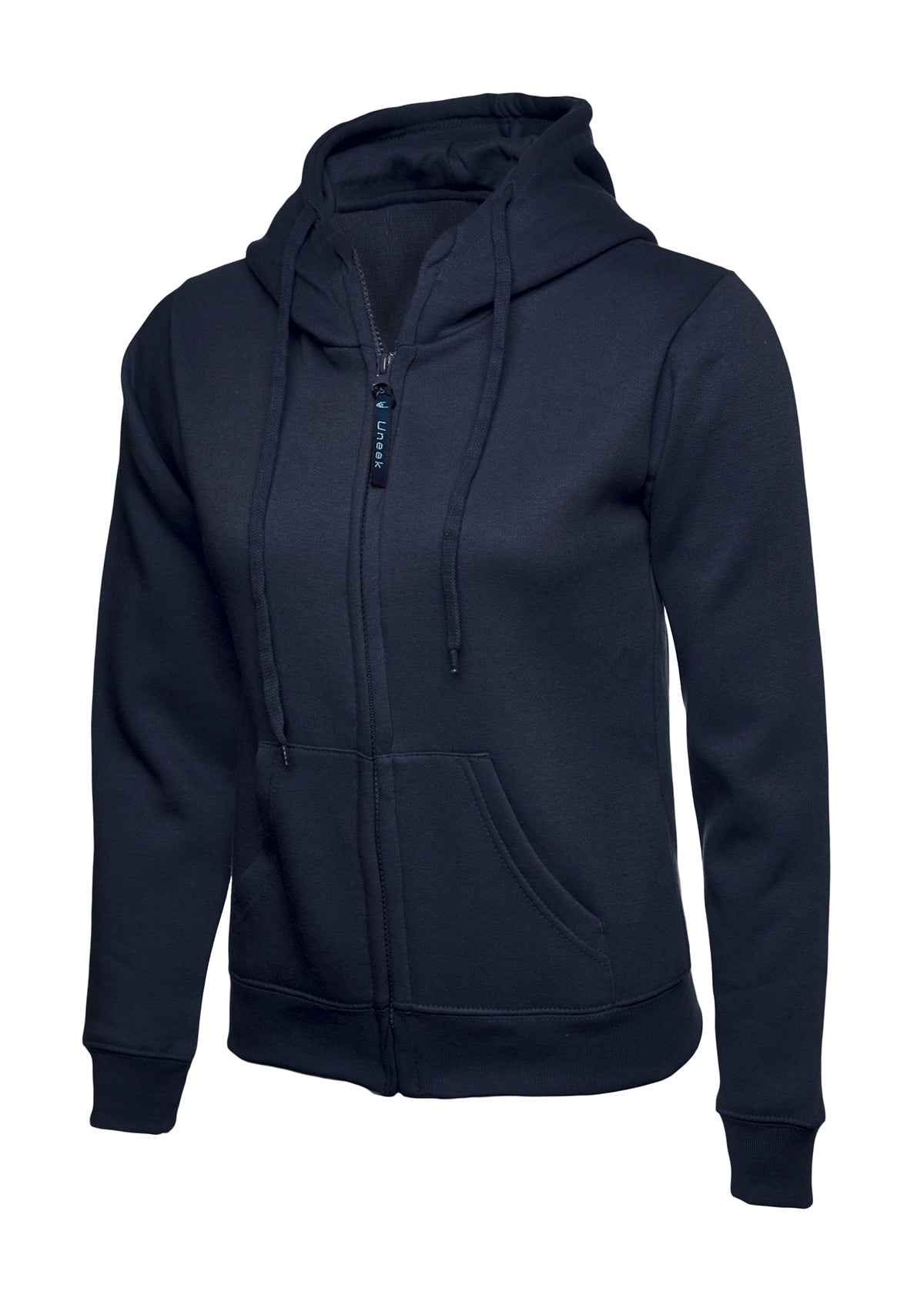 LADIES CLASSIC FULL ZIP HOODED SWEATSHIRT