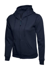 LADIES CLASSIC FULL ZIP HOODED SWEATSHIRT