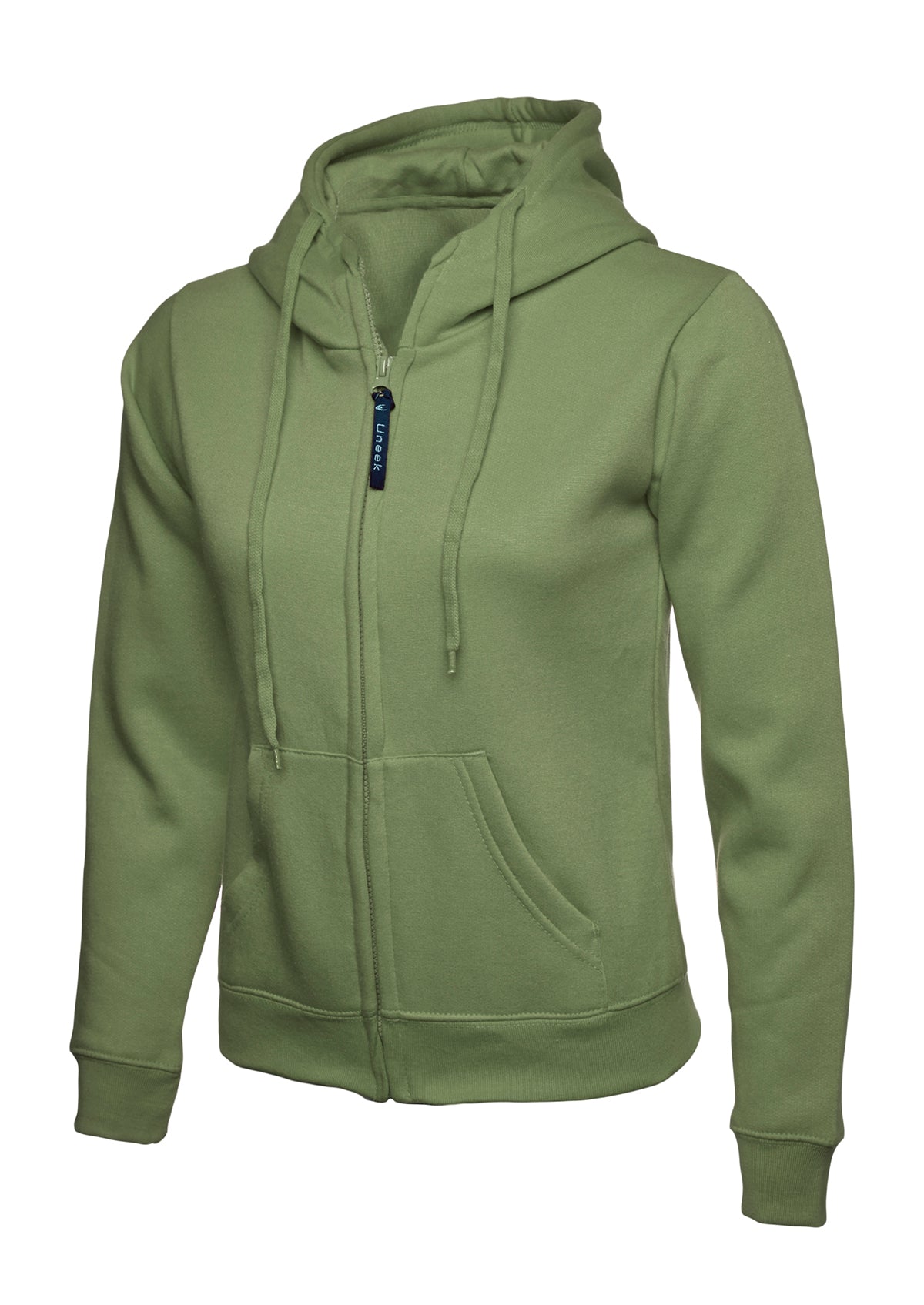 LADIES CLASSIC FULL ZIP HOODED SWEATSHIRT