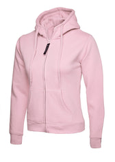 LADIES CLASSIC FULL ZIP HOODED SWEATSHIRT