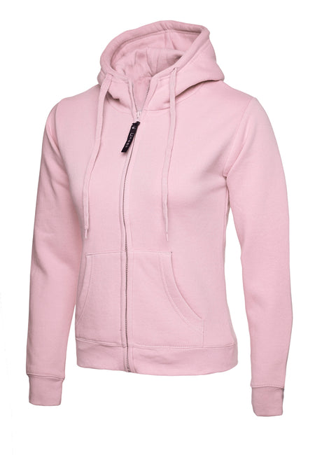 LADIES CLASSIC FULL ZIP HOODED SWEATSHIRT
