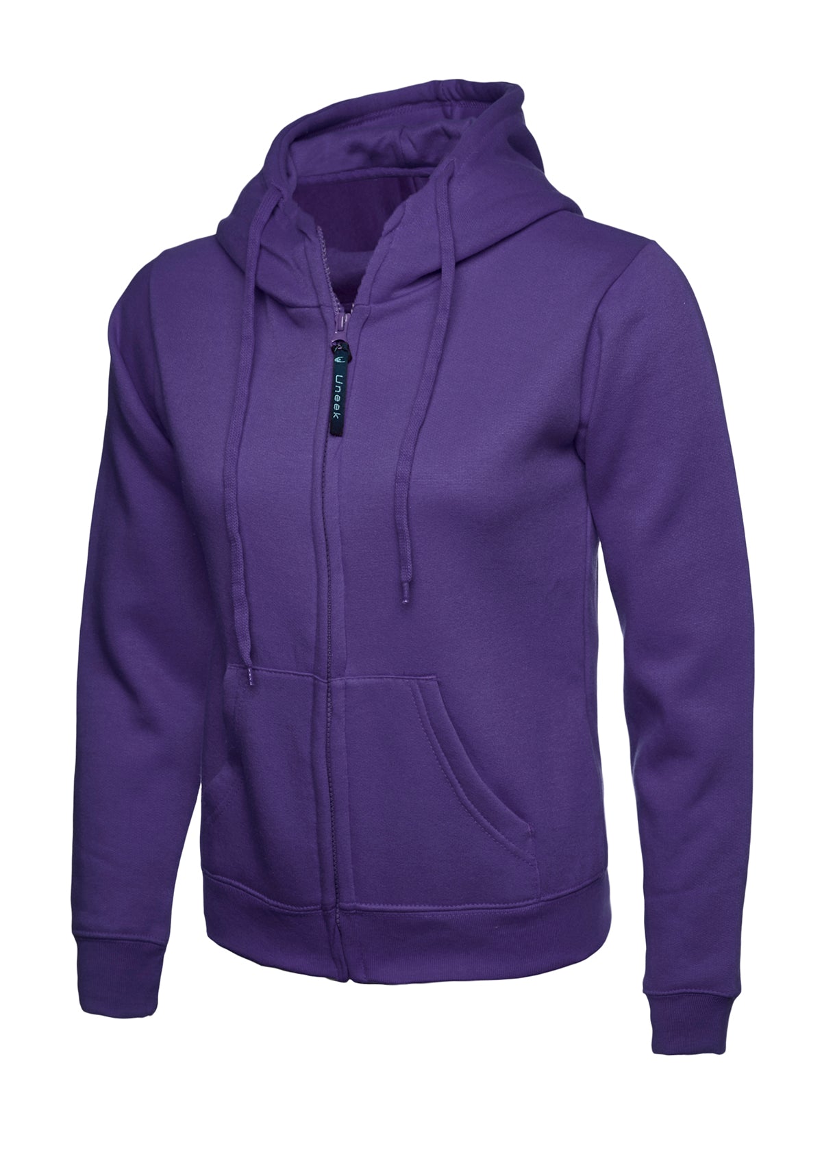 LADIES CLASSIC FULL ZIP HOODED SWEATSHIRT