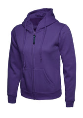 LADIES CLASSIC FULL ZIP HOODED SWEATSHIRT