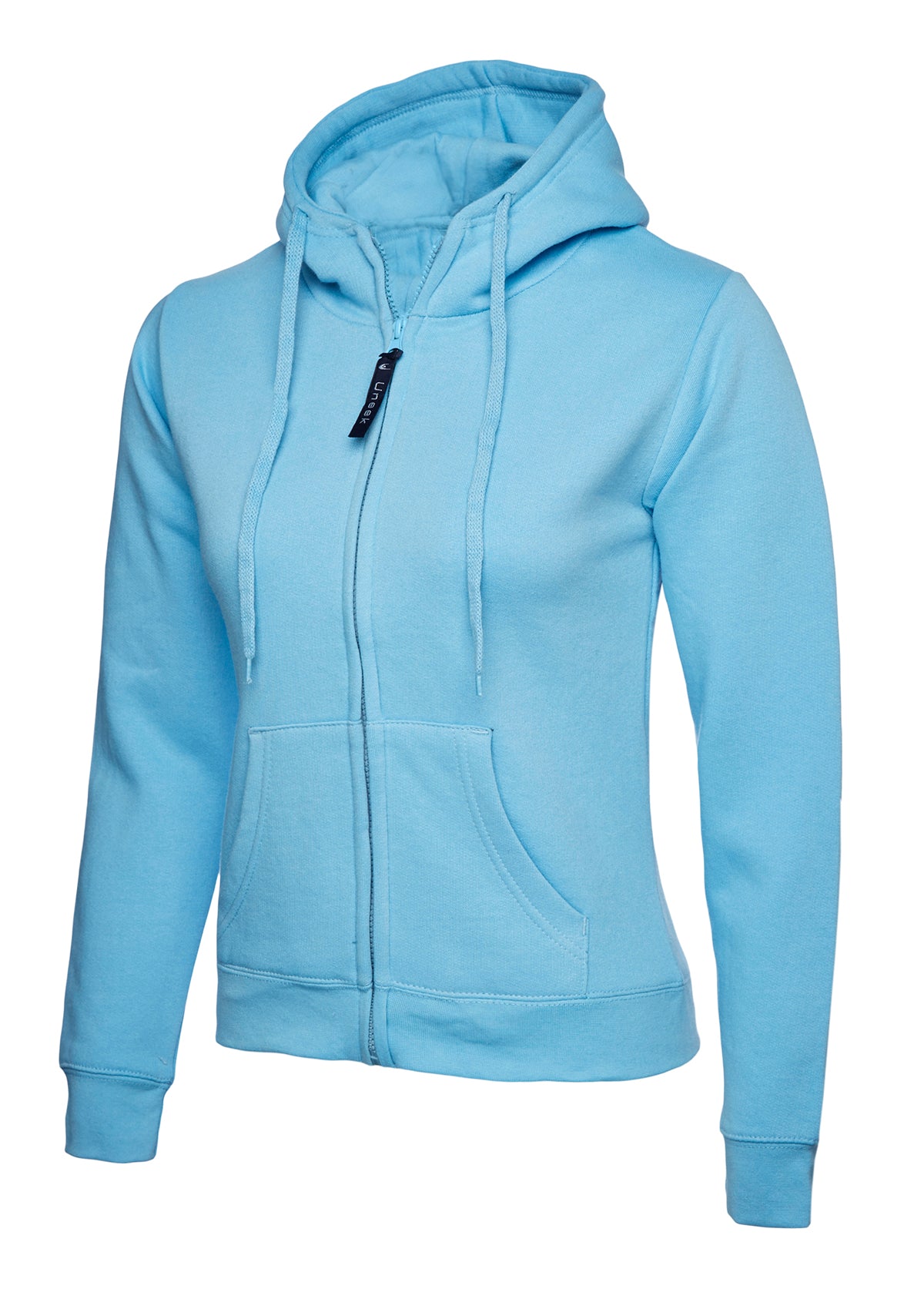 LADIES CLASSIC FULL ZIP HOODED SWEATSHIRT