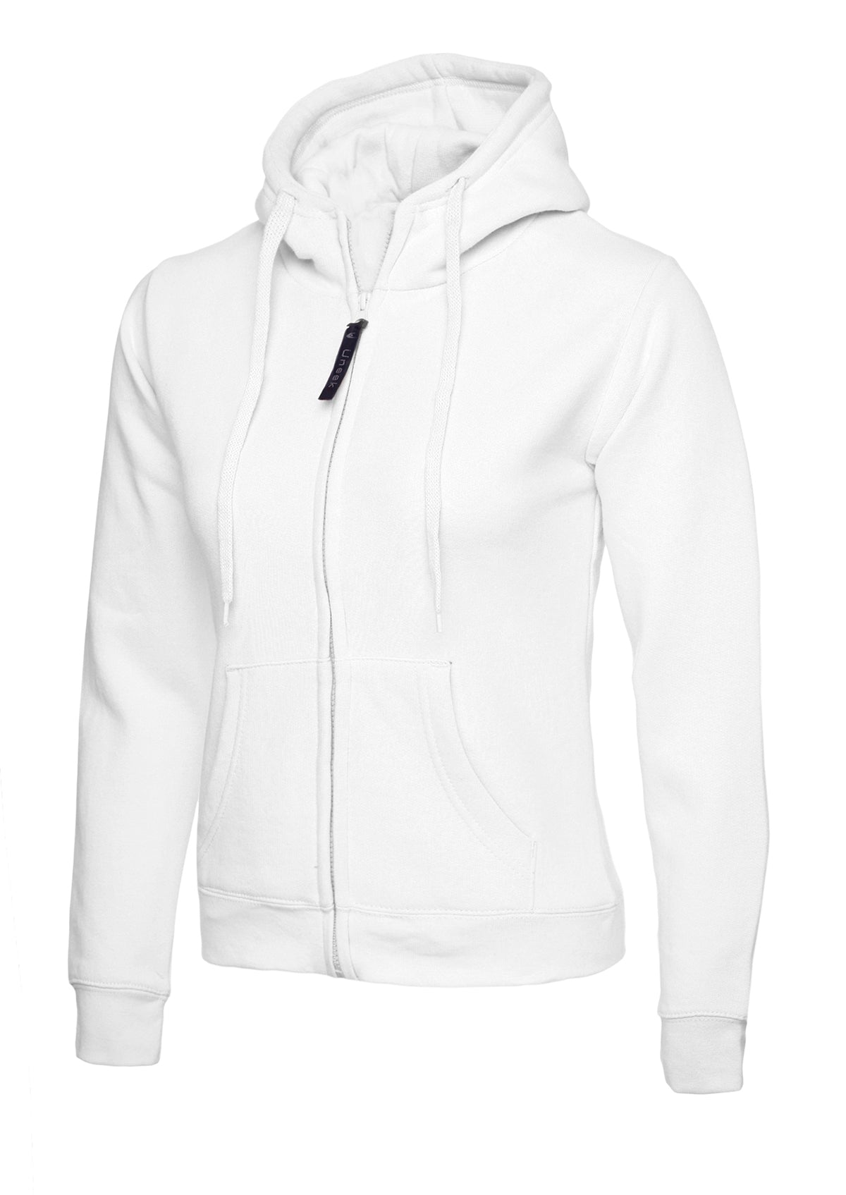 LADIES CLASSIC FULL ZIP HOODED SWEATSHIRT