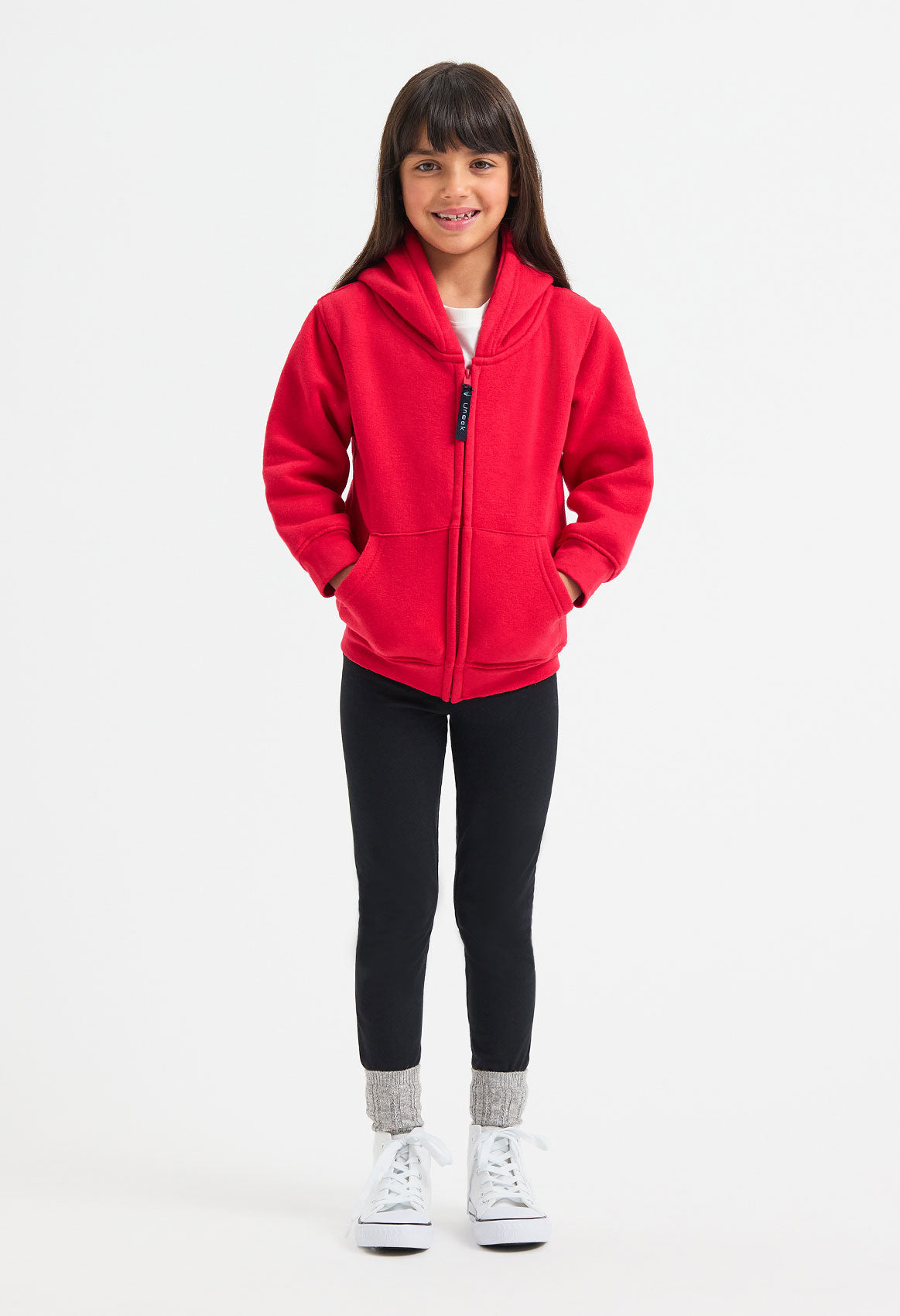 Uneek Childrens Classic Full Zip Hooded Sweatshirt