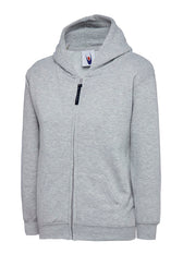 Uneek Childrens Classic Full Zip Hooded Sweatshirt