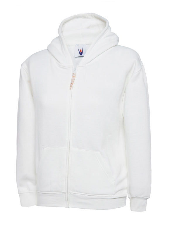 Uneek Childrens Classic Full Zip Hooded Sweatshirt