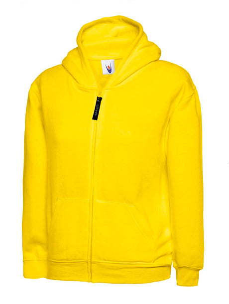 Uneek Childrens Classic Full Zip Hooded Sweatshirt