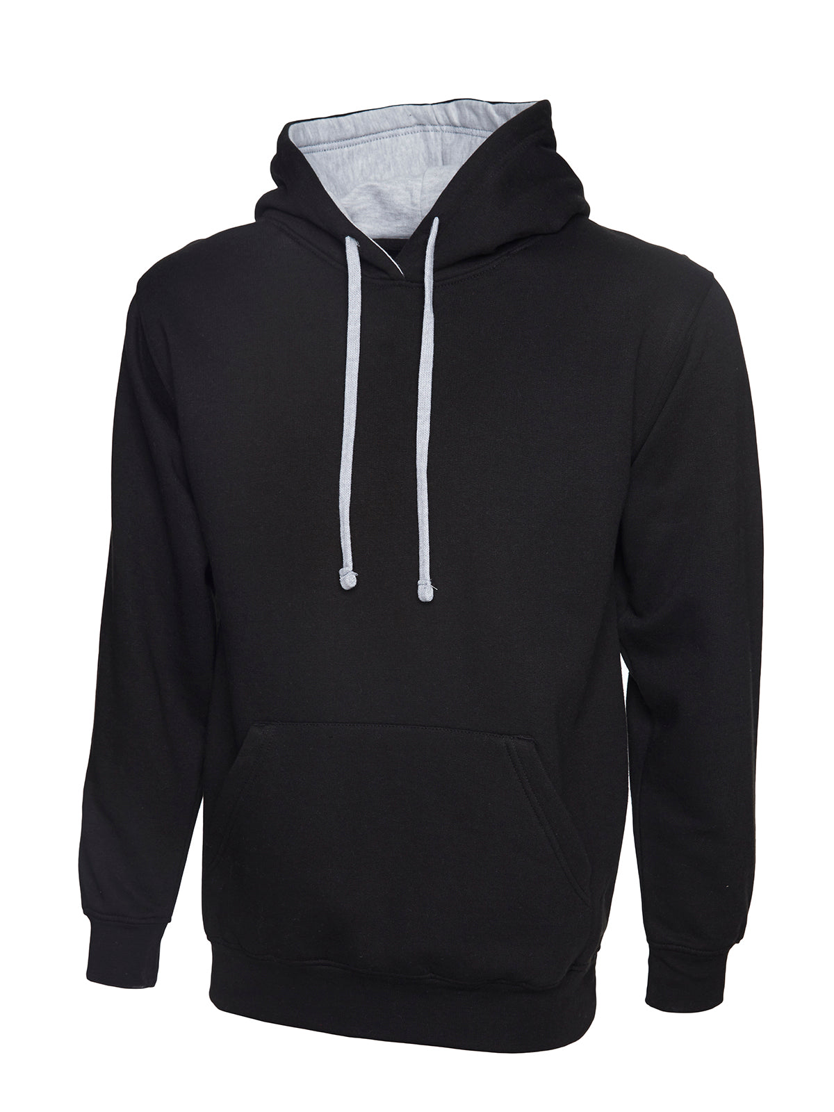 CONTRAST HOODED SWEATSHIRT
