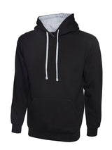 CONTRAST HOODED SWEATSHIRT