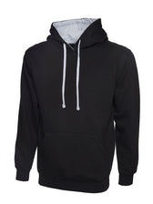 CONTRAST HOODED SWEATSHIRT