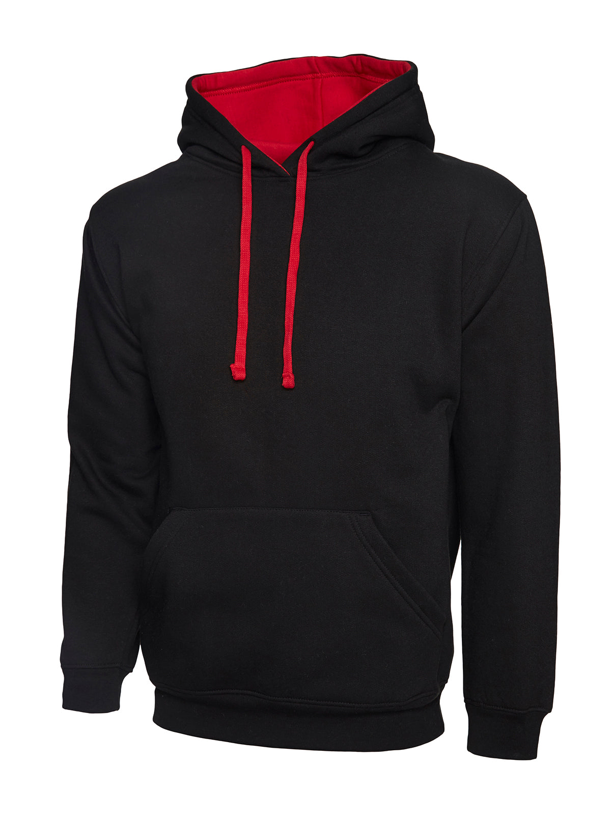 CONTRAST HOODED SWEATSHIRT