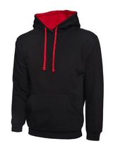 CONTRAST HOODED SWEATSHIRT
