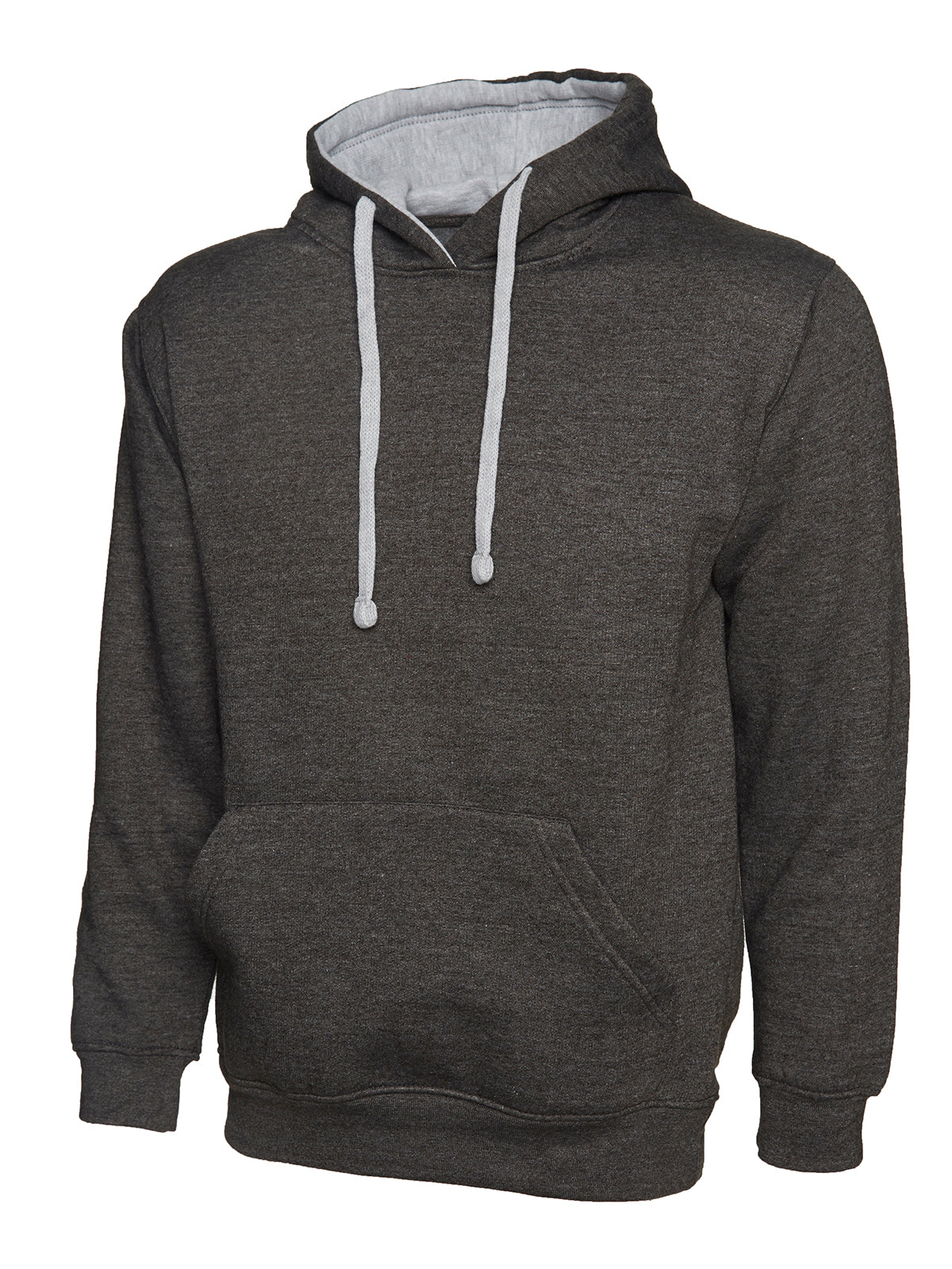 CONTRAST HOODED SWEATSHIRT