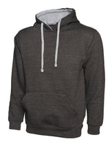 CONTRAST HOODED SWEATSHIRT