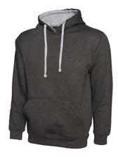 CONTRAST HOODED SWEATSHIRT