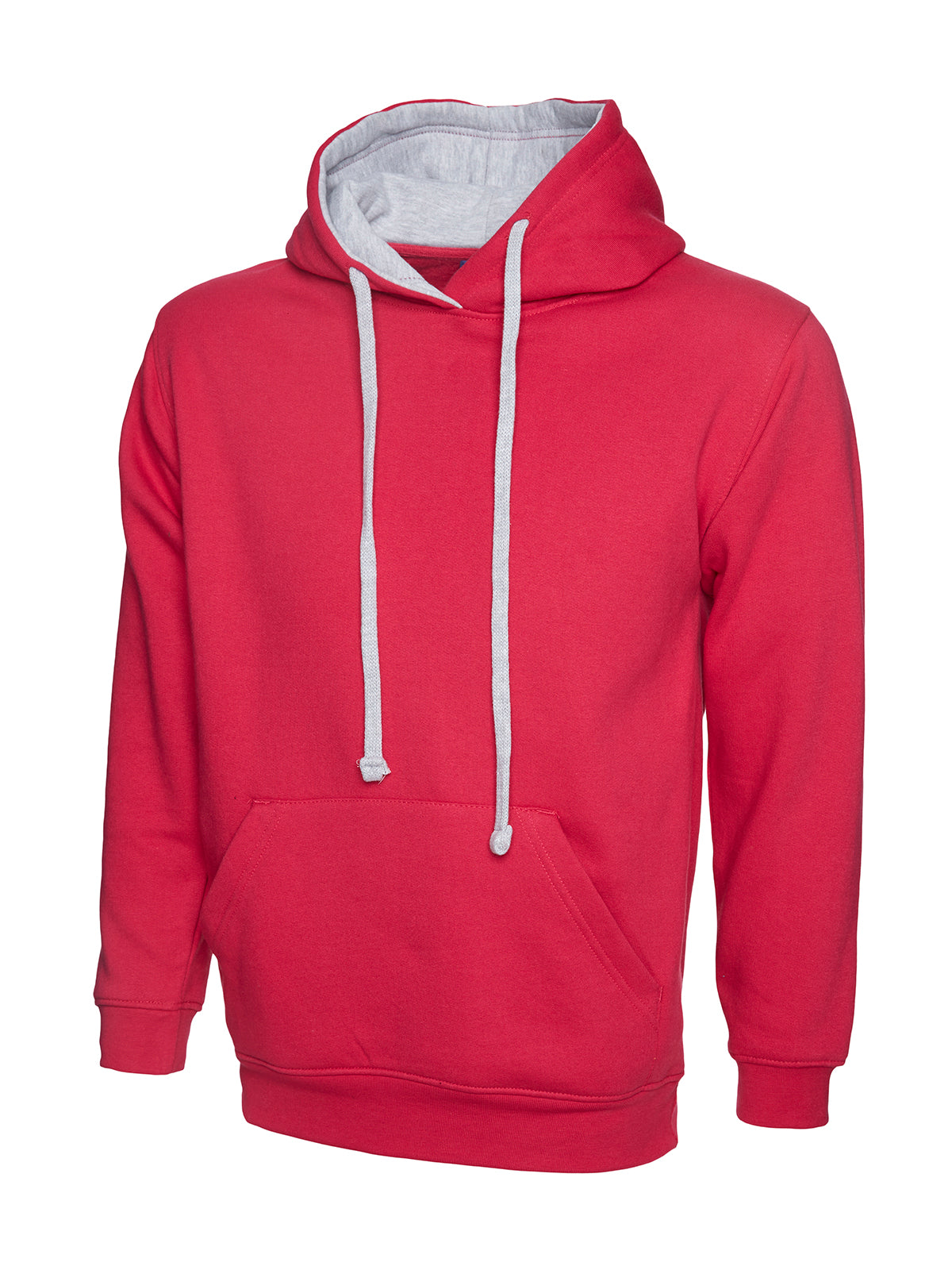 CONTRAST HOODED SWEATSHIRT