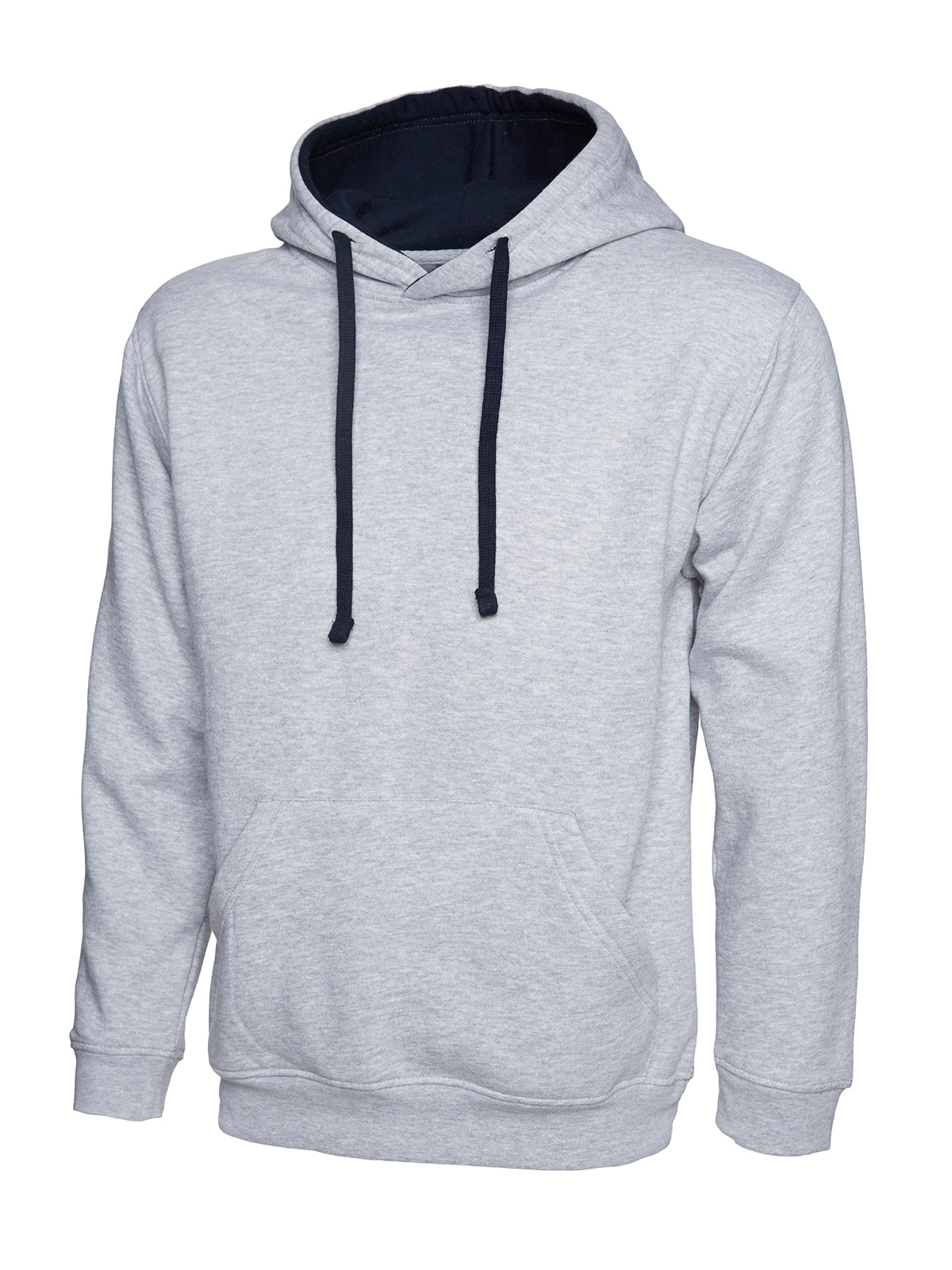 CONTRAST HOODED SWEATSHIRT