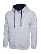 CONTRAST HOODED SWEATSHIRT