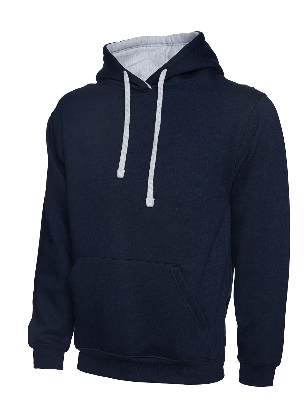 CONTRAST HOODED SWEATSHIRT