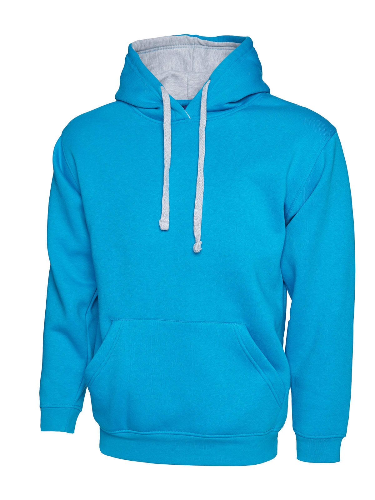 CONTRAST HOODED SWEATSHIRT