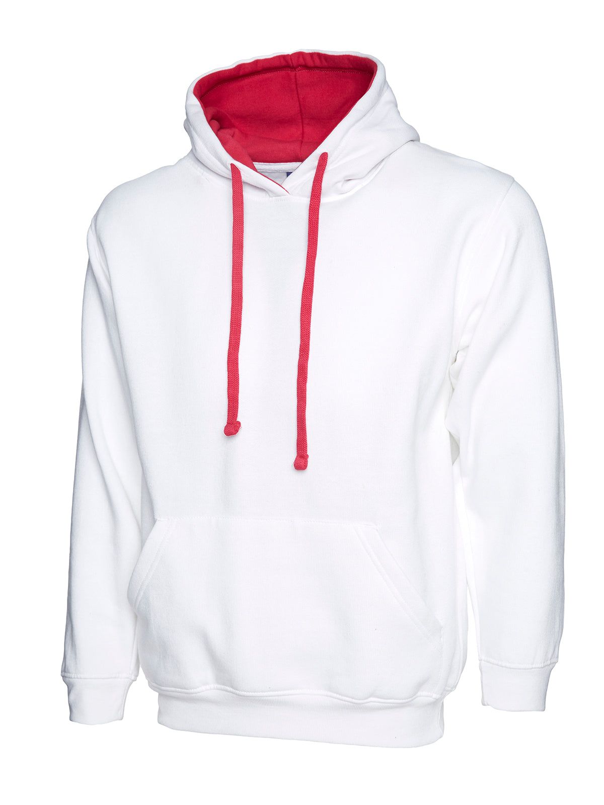 CONTRAST HOODED SWEATSHIRT