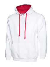 CONTRAST HOODED SWEATSHIRT