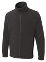 TWO TONE FULL ZIP FLEECE JACKET