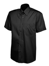MENS PINPOINT OXFORD HALF SLEEVE SHIRT
