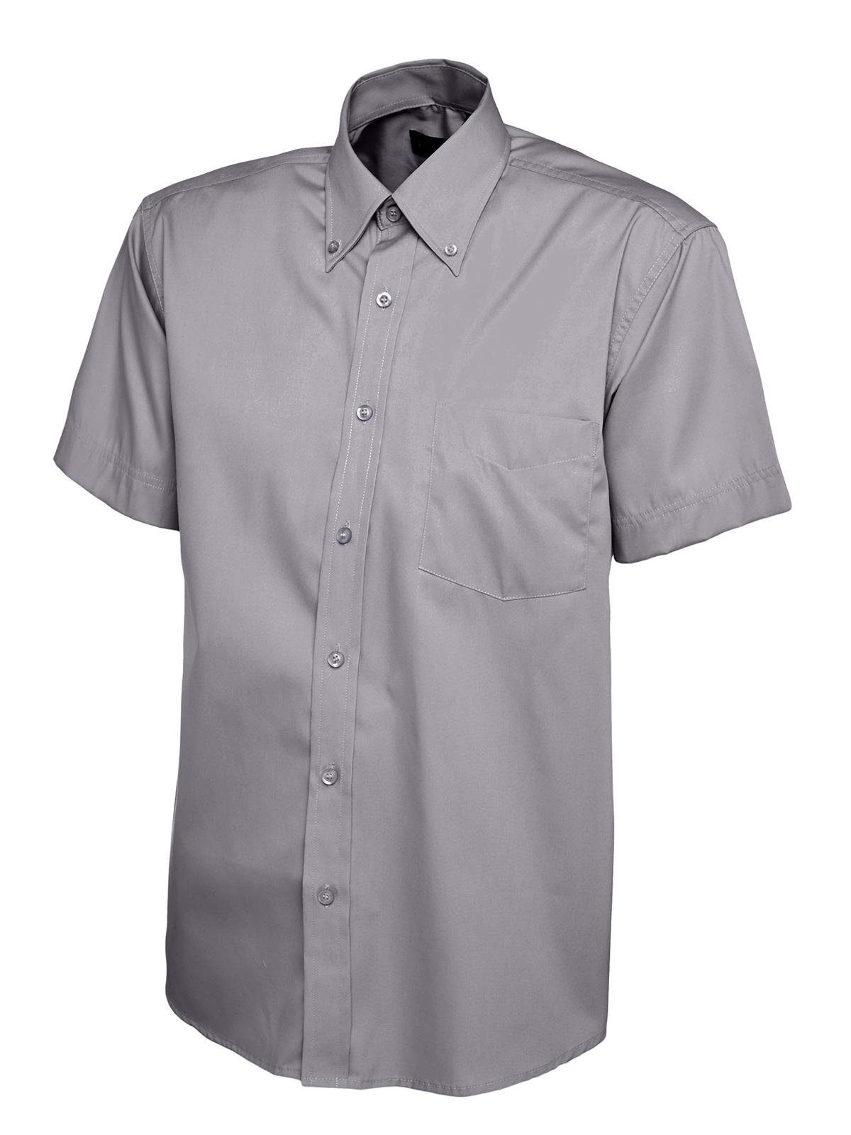 MENS PINPOINT OXFORD HALF SLEEVE SHIRT