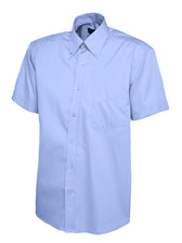 MENS PINPOINT OXFORD HALF SLEEVE SHIRT