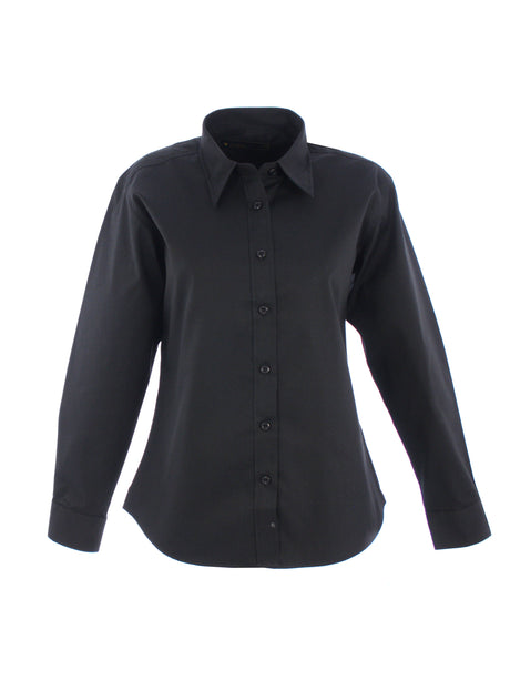 LADIES PINPOINT OXFORD FULL SLEEVE SHIRT