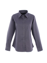 LADIES PINPOINT OXFORD FULL SLEEVE SHIRT