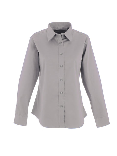 LADIES PINPOINT OXFORD FULL SLEEVE SHIRT