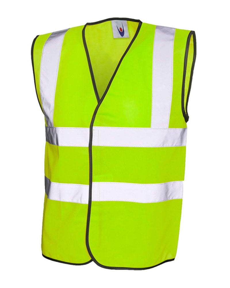 COLOURED HI VIS SAFETY VEST