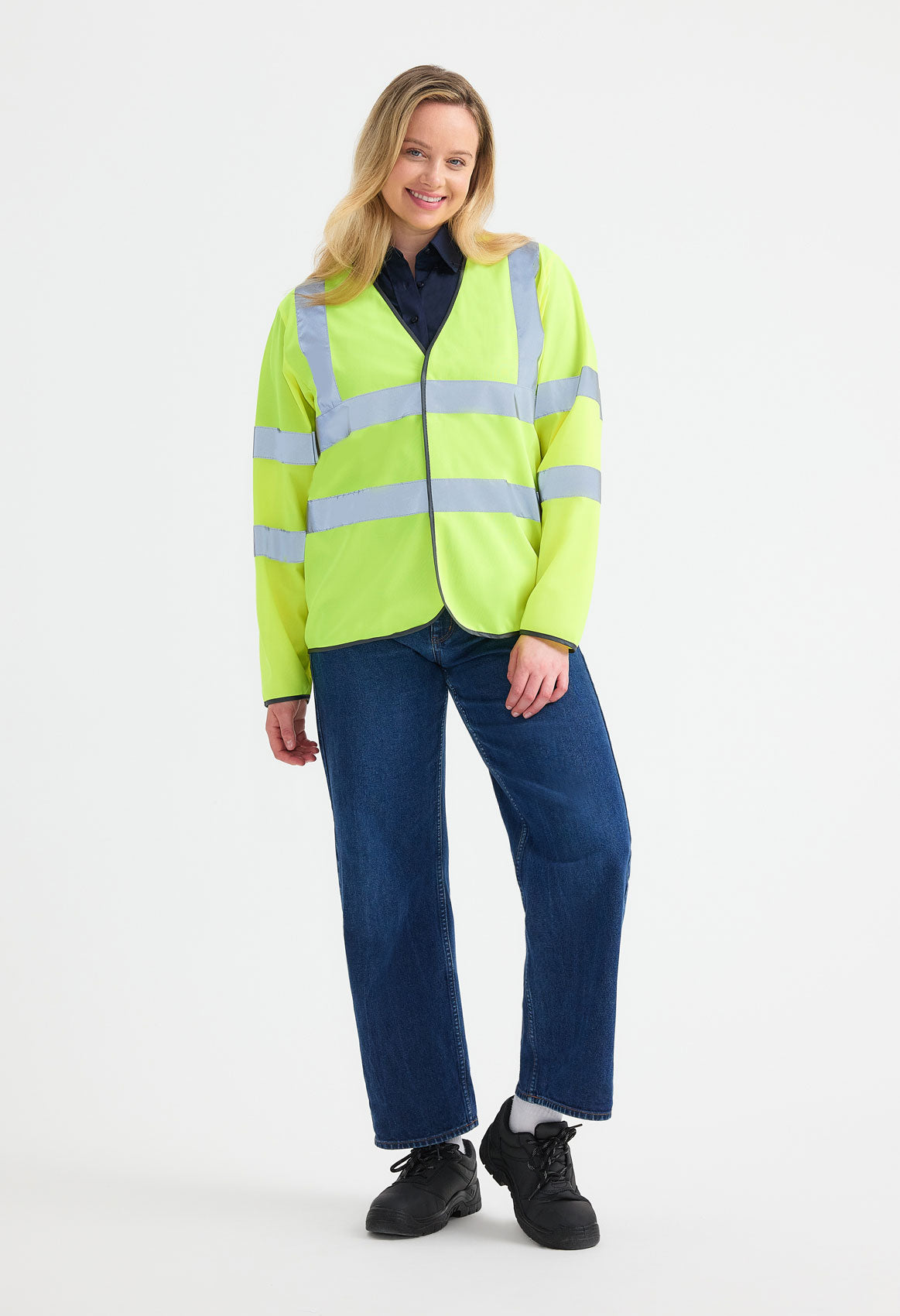 LONG SLEEVE HI VIS SAFETY VEST