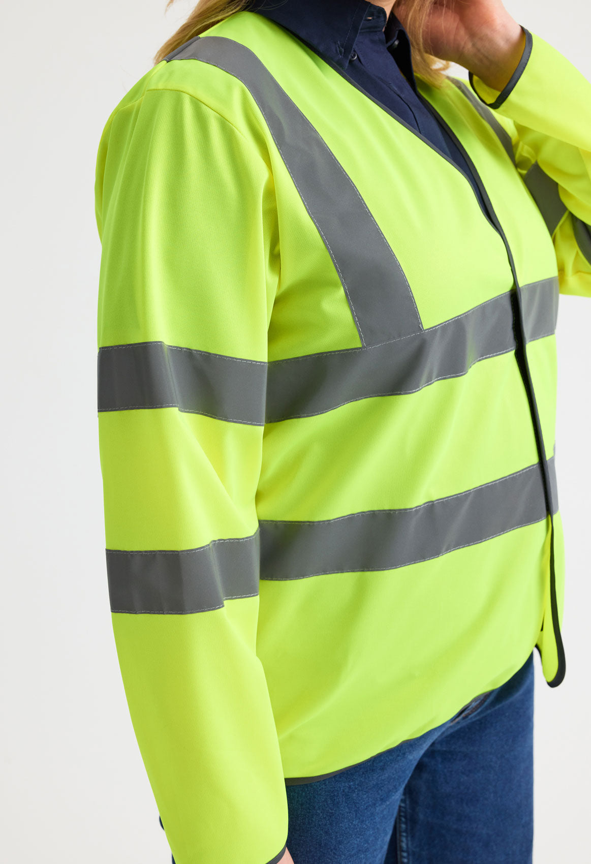 LONG SLEEVE HI VIS SAFETY VEST