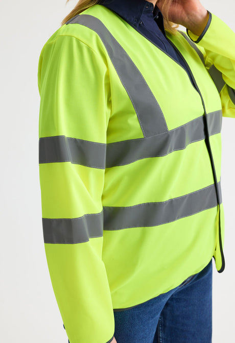 LONG SLEEVE HI VIS SAFETY VEST