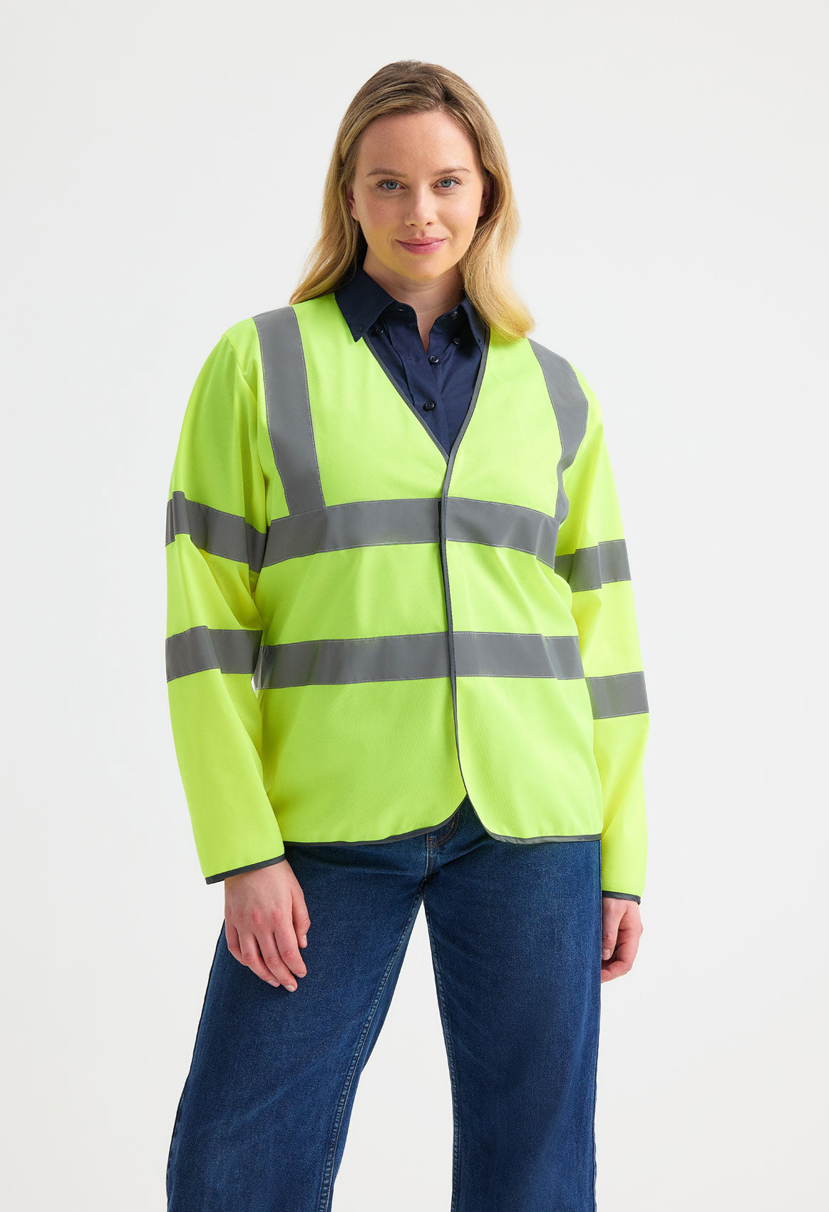 LONG SLEEVE HI VIS SAFETY VEST