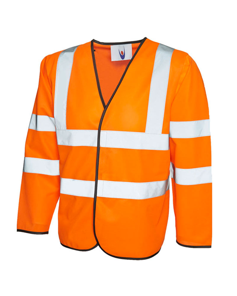 LONG SLEEVE HI VIS SAFETY VEST