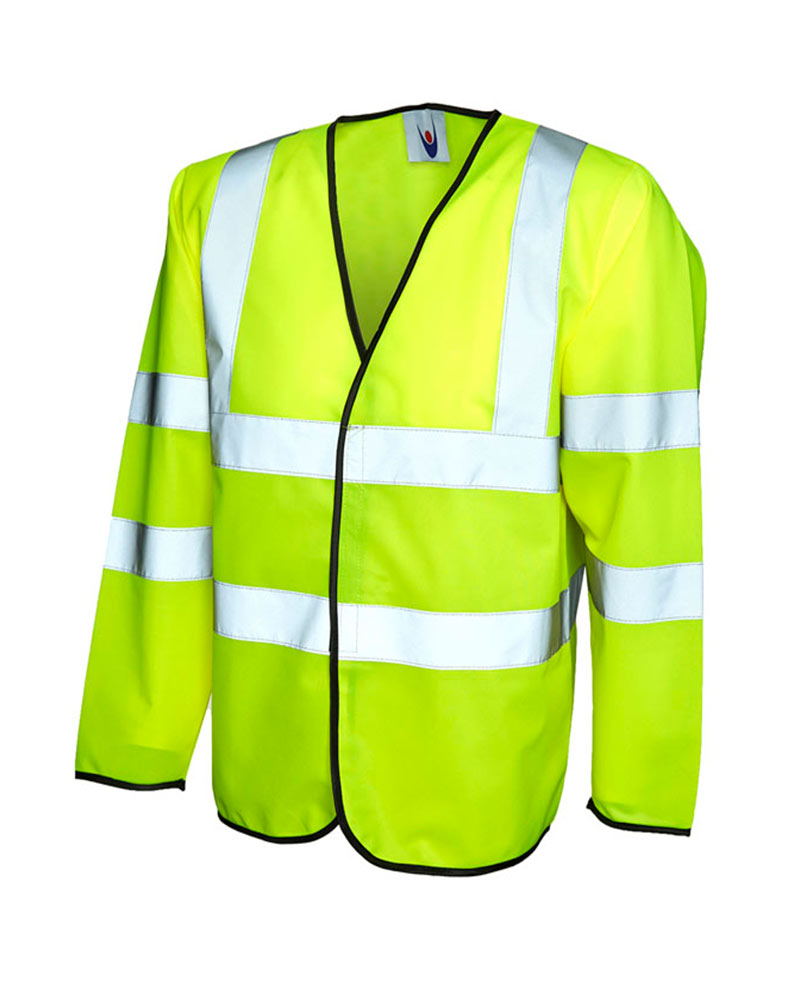 LONG SLEEVE HI VIS SAFETY VEST